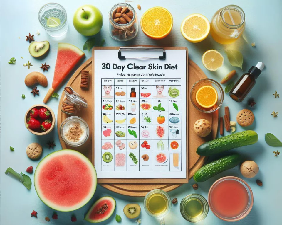 30 Day Clear Skin Diet Challenge